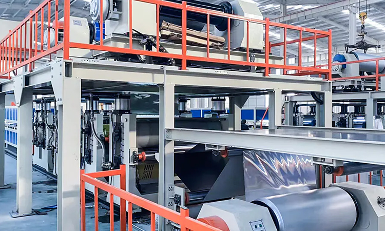 Lini produksi panel komposit multi-fungsi